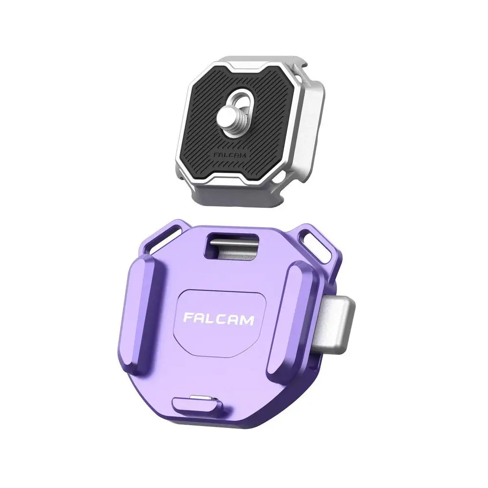 طقم حزام الكتف FALCAM F38 سريع الإصدار V2 أرجواني، مشبك كاميرا للالتقاط للكاميرا إلى حزام الكتف-FALCAM F38 3142 V2 P