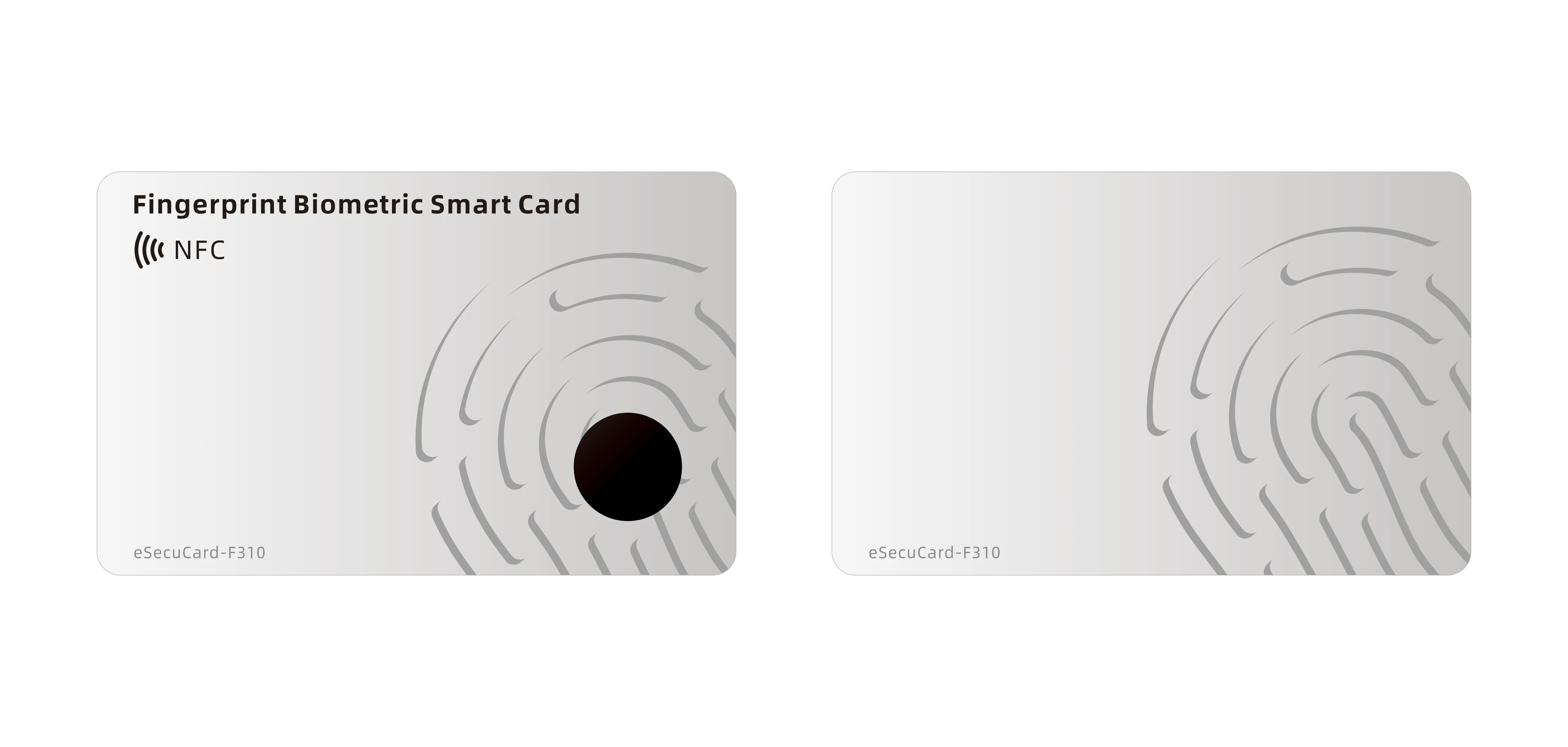 Excelsecu eSecuCard-F310 Biometric Fingerprint Smart Card ISO14443A NFC Contactless CPU for Access Control ID Member Security