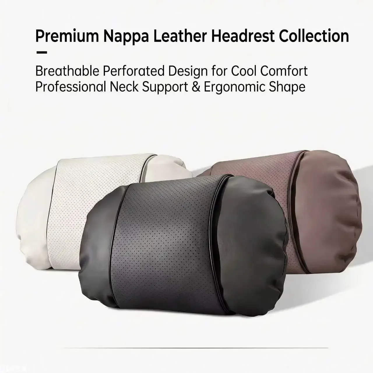 Car Headrest Soft Leather Neck Support Car Neck Pillow Travel Rest Pillows For Lexus LS 400 LS430 LS460 LS600h