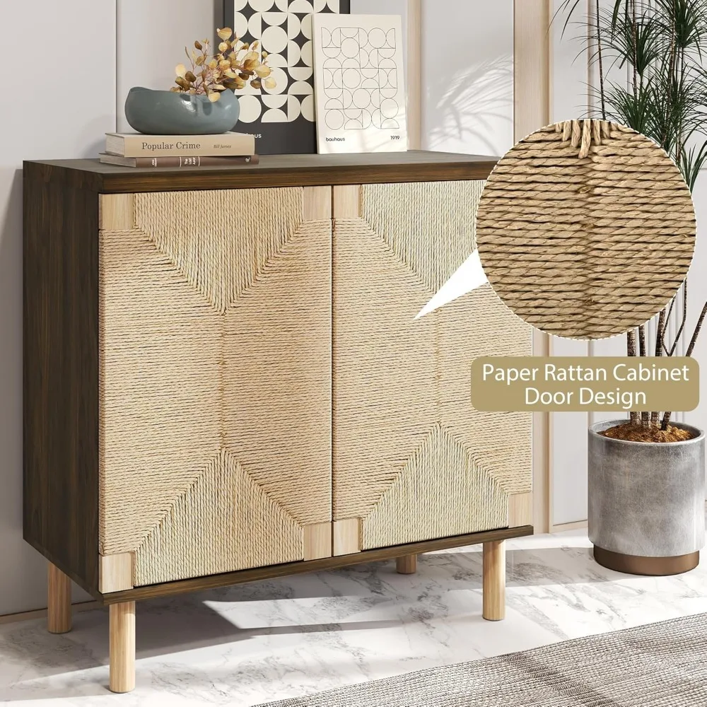 خزانة خشبية، خزائن تخزين المطبخ مع بابين من الأعشاب البحرية ورف قابل للتعديل، خزانة تخزين للممر، المدخل #4