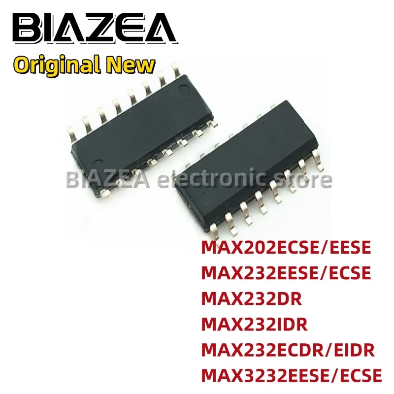 1piece MAX202ECSE/EESE MAX232EESE/ECSE MAX232DR MAX232IDR MAX232ECDR/EIDR MAX3232EESE/ECSE SOP16 Chipset