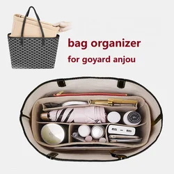 Only organizer】per Goyard ANJOU Tote Bag Organizer Insert Makeup Organizer divisore Shaper Protector scomparto interno