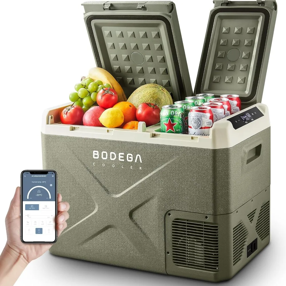 

COOLER 12 Volt Car Refrigerator, 34Quart (32L) Car Fridge Dual Zone, 12V Portable Freezer APP Control, RV Car Cooler -4℉-68℉ 12/