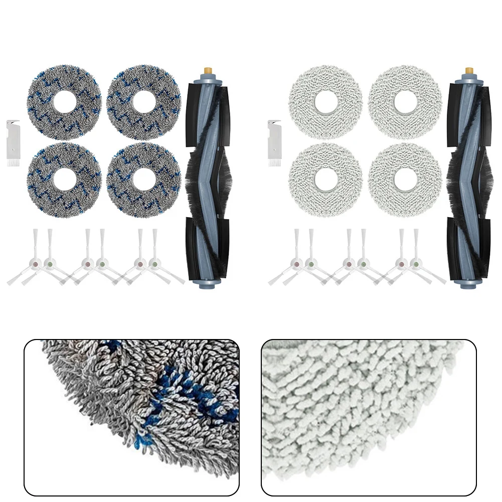 Roller Brush Side Brushes Mopping Pads Accessory Kit For Deebot T20 Omni/X1 Omni/X1 Turbo/T10 Omni Vacuum Cleaner Accessories