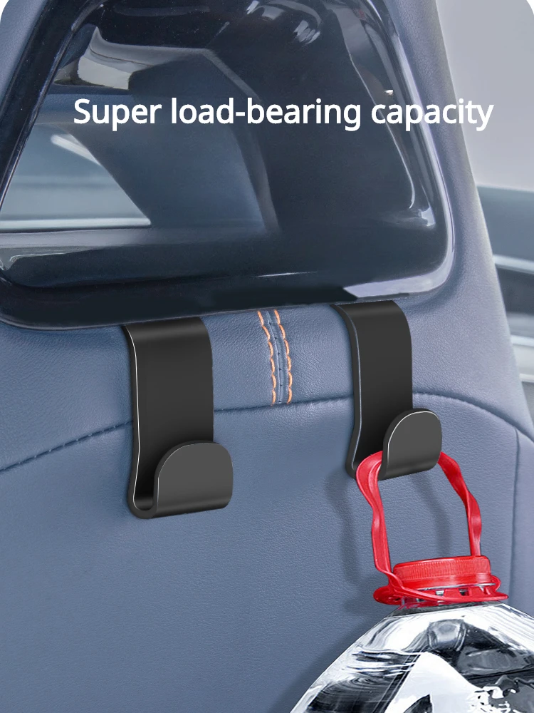 For BYD Seal EV Atto 3 Yuan Plus 2022 2023 Seat Back Hook ABS Headrest Hanger Bag Holder Car Seat Hook Accessories