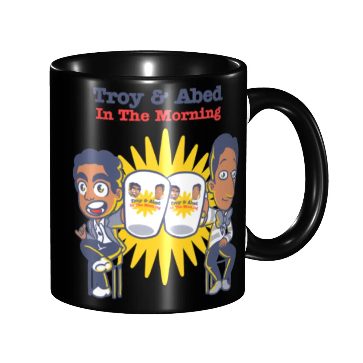 

Troy And Abed My Favorite People Mugs Custom Ceramic Coffee Mug Creative Gift