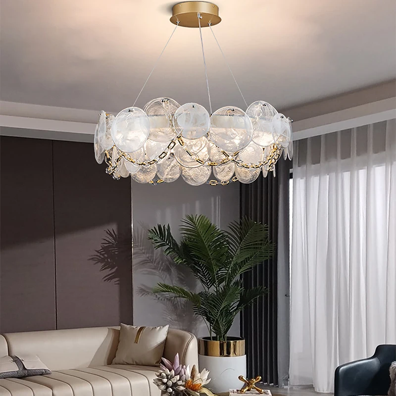 luxo pingente de vidro luzes led nordic golden luminaria quarto pendurado lampada teto sala de jantar decoracao de casa 01