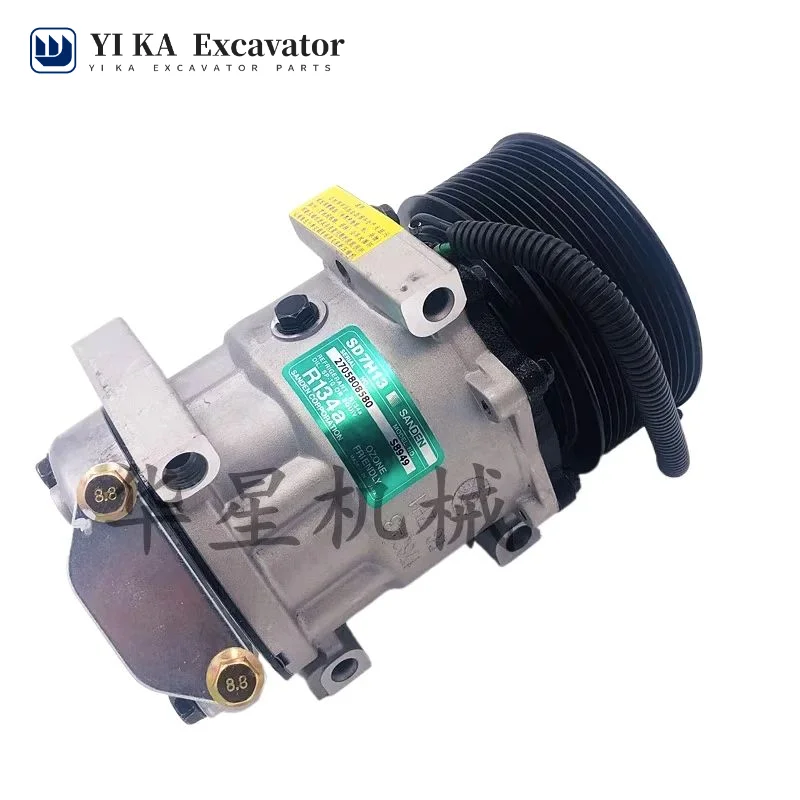 For Caterpillar cat320D/345D2/349D2/329D/336d2 air conditioning compressor air conditioning pump excavator accessories