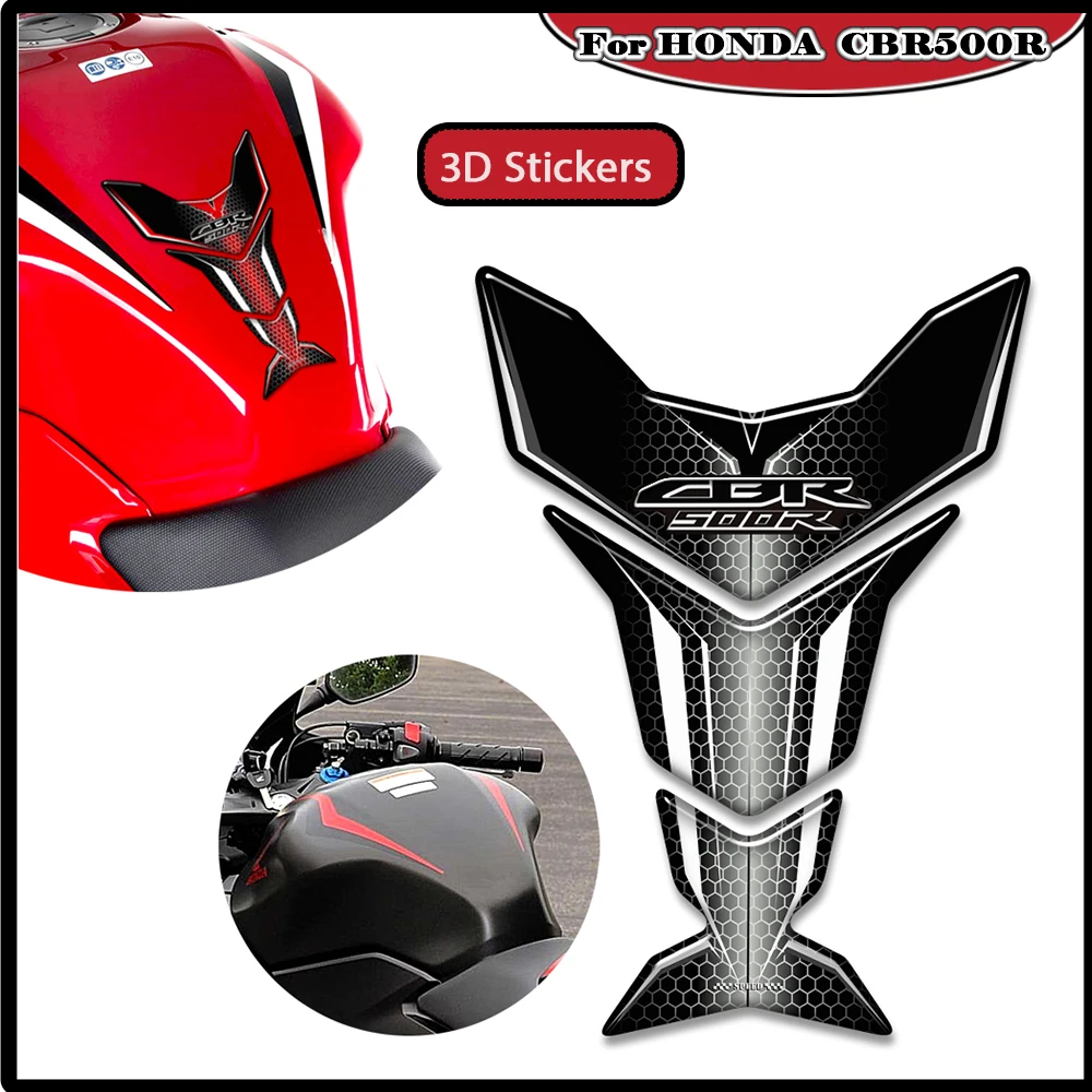 

Мотоцикл для Honda CBR500R 500R CBR500R HRC Fireblade, накладка на бак, газ, масло, комплект, защита коленного крыла, наклейки, наклейки