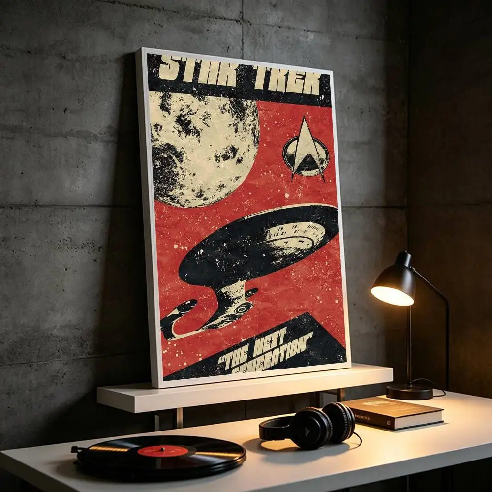 TV S-Star T-Trek Cool  Poster Waterproof Wall Art Sticker For Bar Living Room Vintage Decor High Quality Print Gift