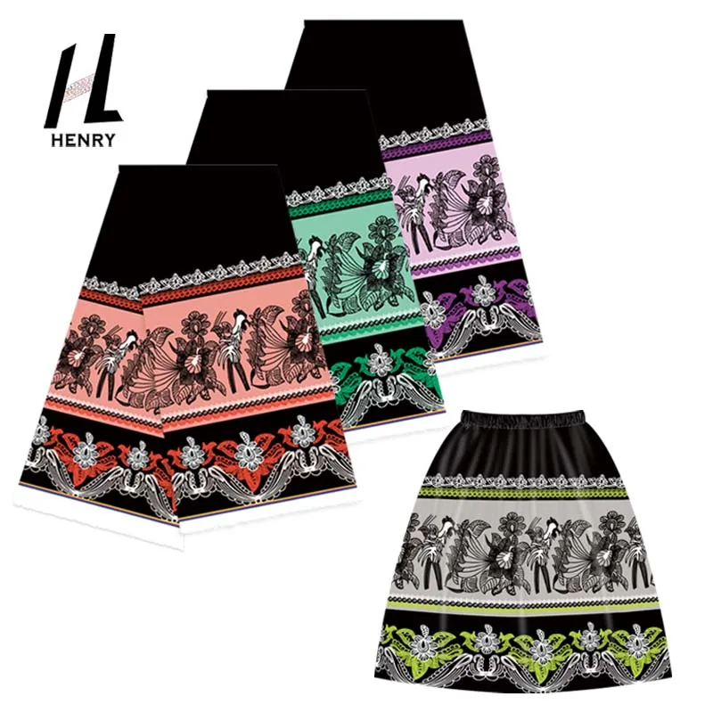 

Henry High Quality Polyester Printed Polynesian New Style Fabric For Guam Skirt & Dresses