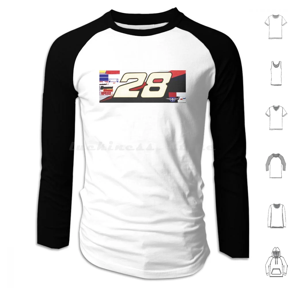 Davey Allison 28 Texaco Havoline Hoodie cotton Long Sleeve Davey Allison 28 Texaco Havoline Vintage Old School Classic