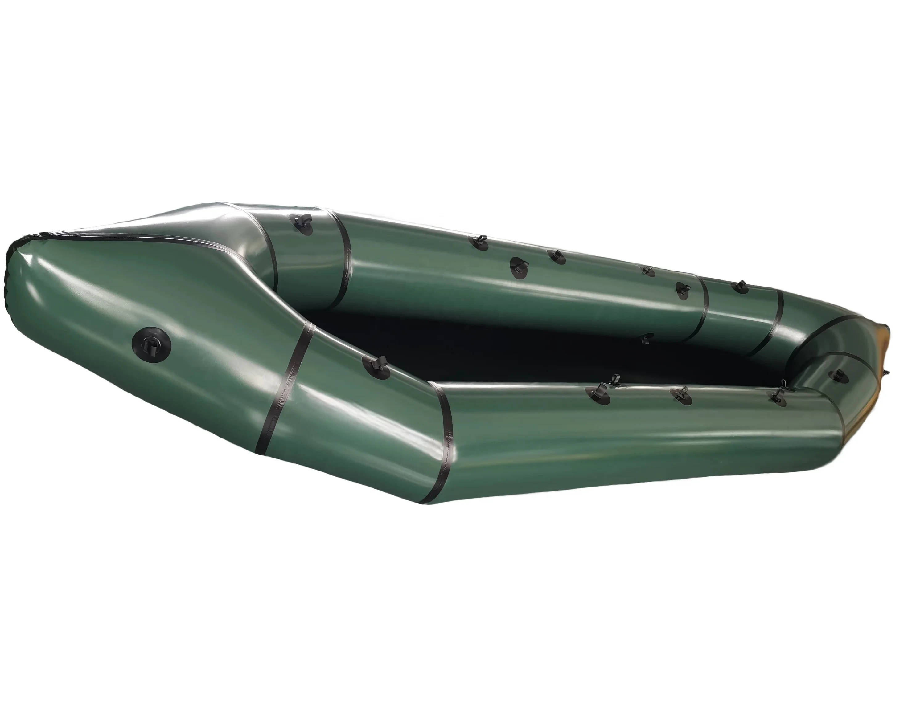 Waterproof Inflatable Recreational Kayak With EVA Padded Seats Ocean Packrafts Canoe Boat for Whitewater Fishing