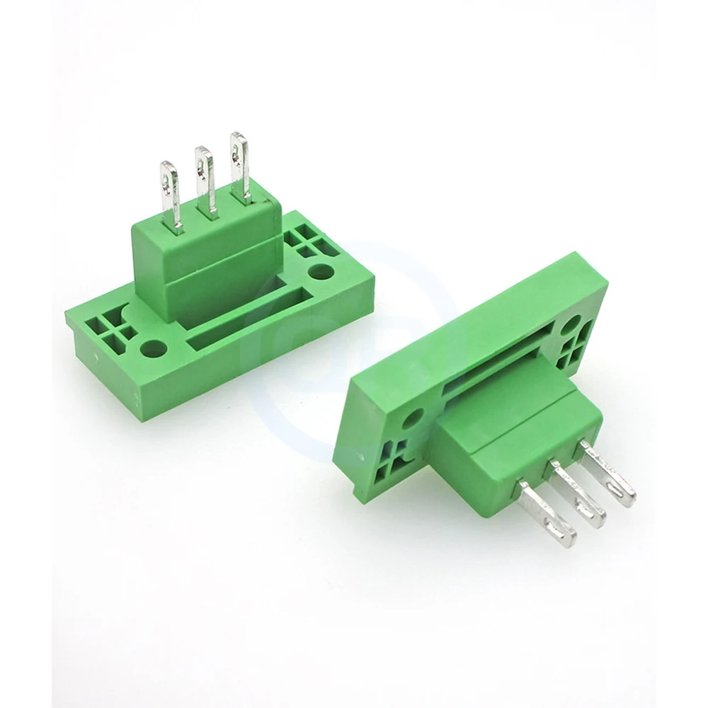 (1 pcs) KF 2EDGWB 5.08mm Through-Wall Plug-in Terminal Block JM 2EDGAM Through-Wall Pin Socket with Fixed Panel Enclosure 5.08