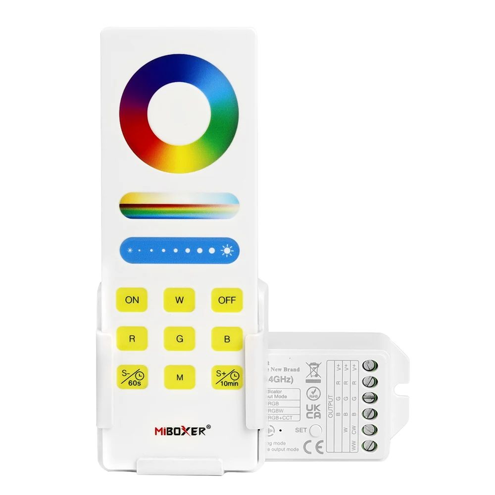 New Miboxer FUT043A+ FUT043+ RGB RGBW RGB CCT Smart LED Control System Smartphone APP/2.4GHz RF Control CCT & Brightness