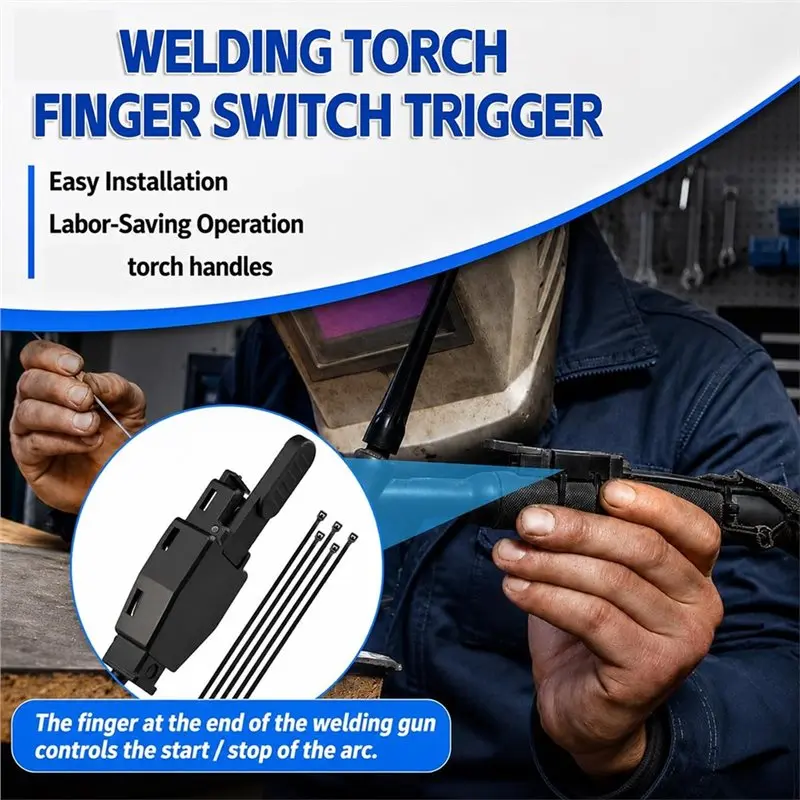 [NEW!X13A】 Ergonomic Long Cable 25FT Welding Torch Finger Switch 14-PIN For Miller TIG For Welder Control