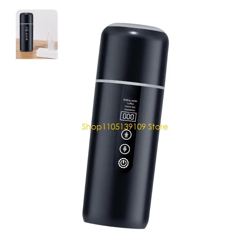 إبريق قهوة كهربائي رقيق بسعة 500 مل، كوب تسخين يعمل بالدفع عبر USB لترك كوب Tisane #3