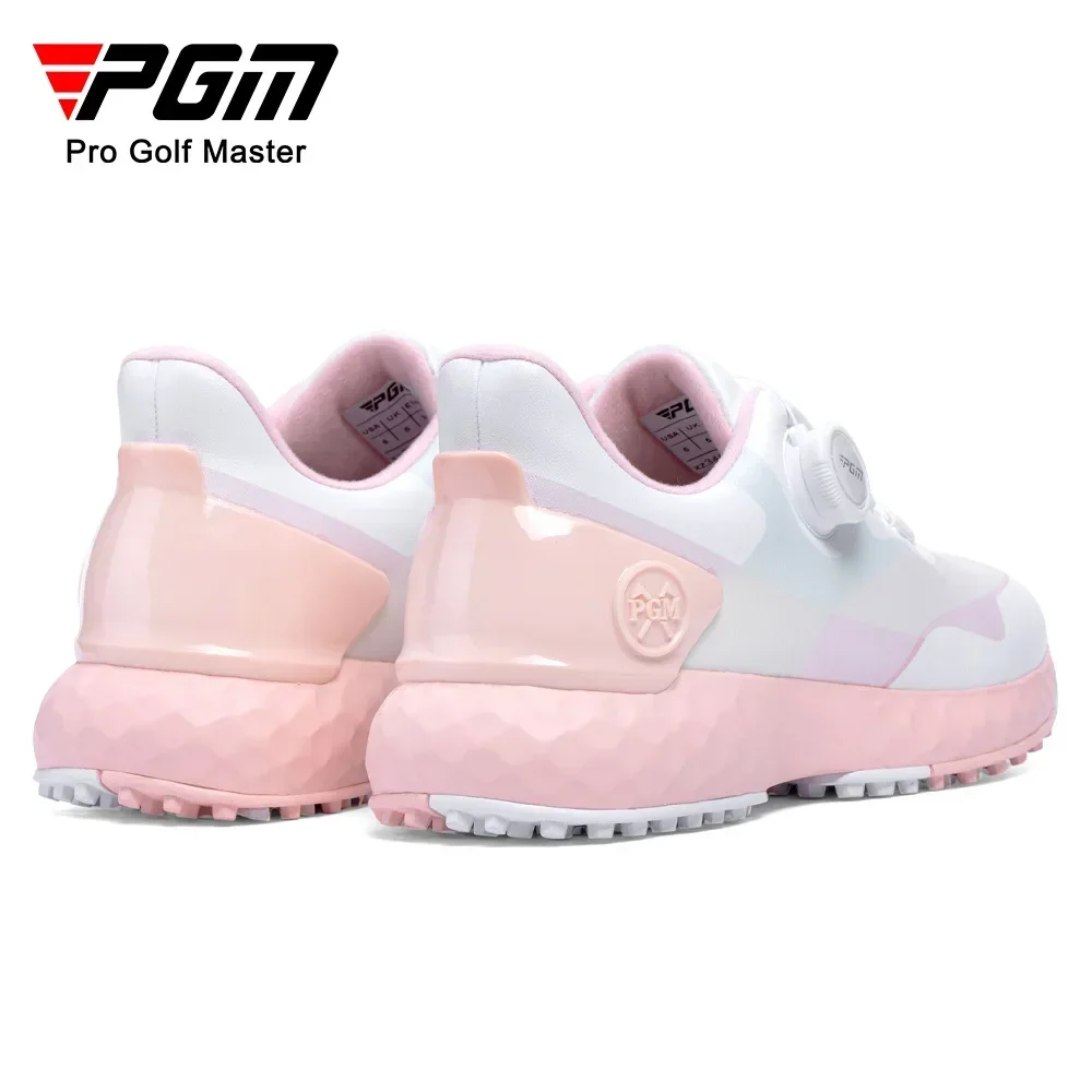 PGM scarpe da Golf scarpe impermeabili da donna manopole lacci scarpe sportive unghie antiscivolo