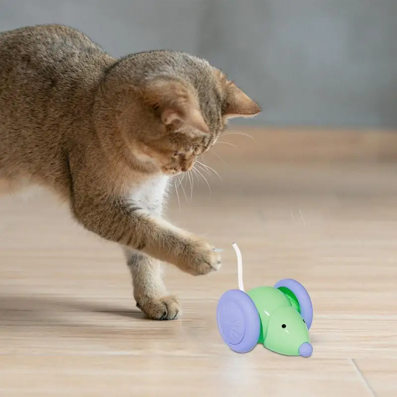 Self-Entertaining Cat Toys Electric Smart Cat Teasing Toy USB Charging Design Electric Cat Exercise Toy For Small Cats Large