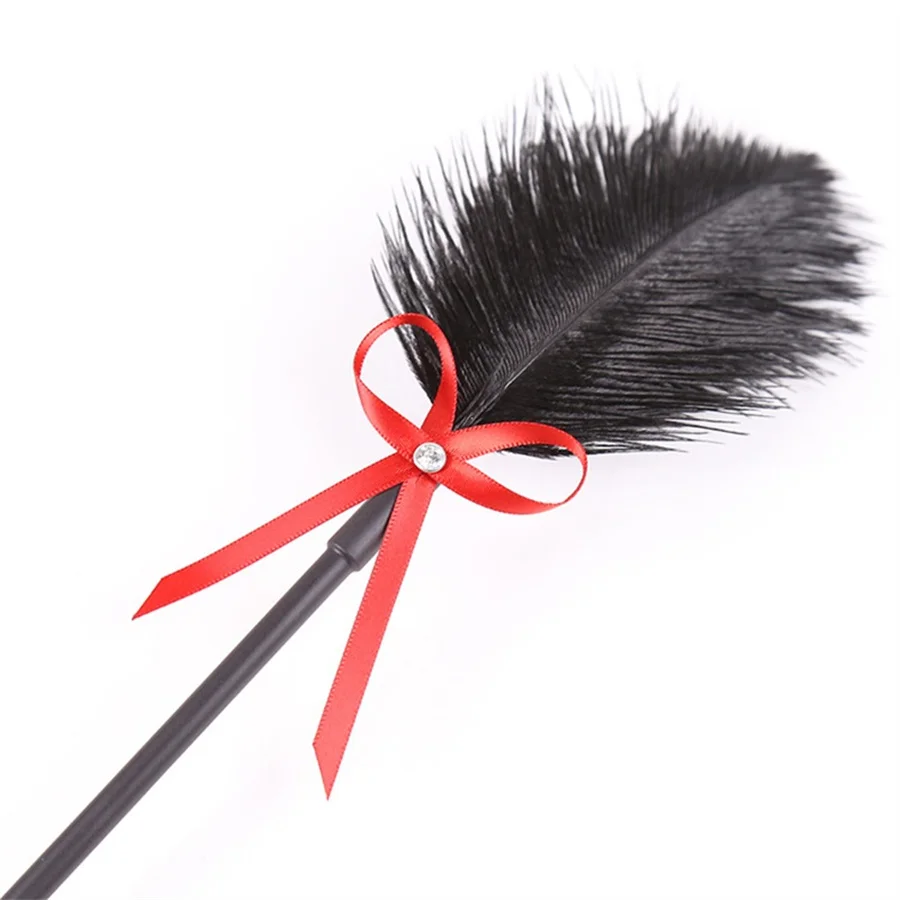 BDSM Bondage Gear Feather Tickled Whip Sex Toys For Couples Women Sexy Whip Slave Fetish Flirting Toy Adult Games Shop Products