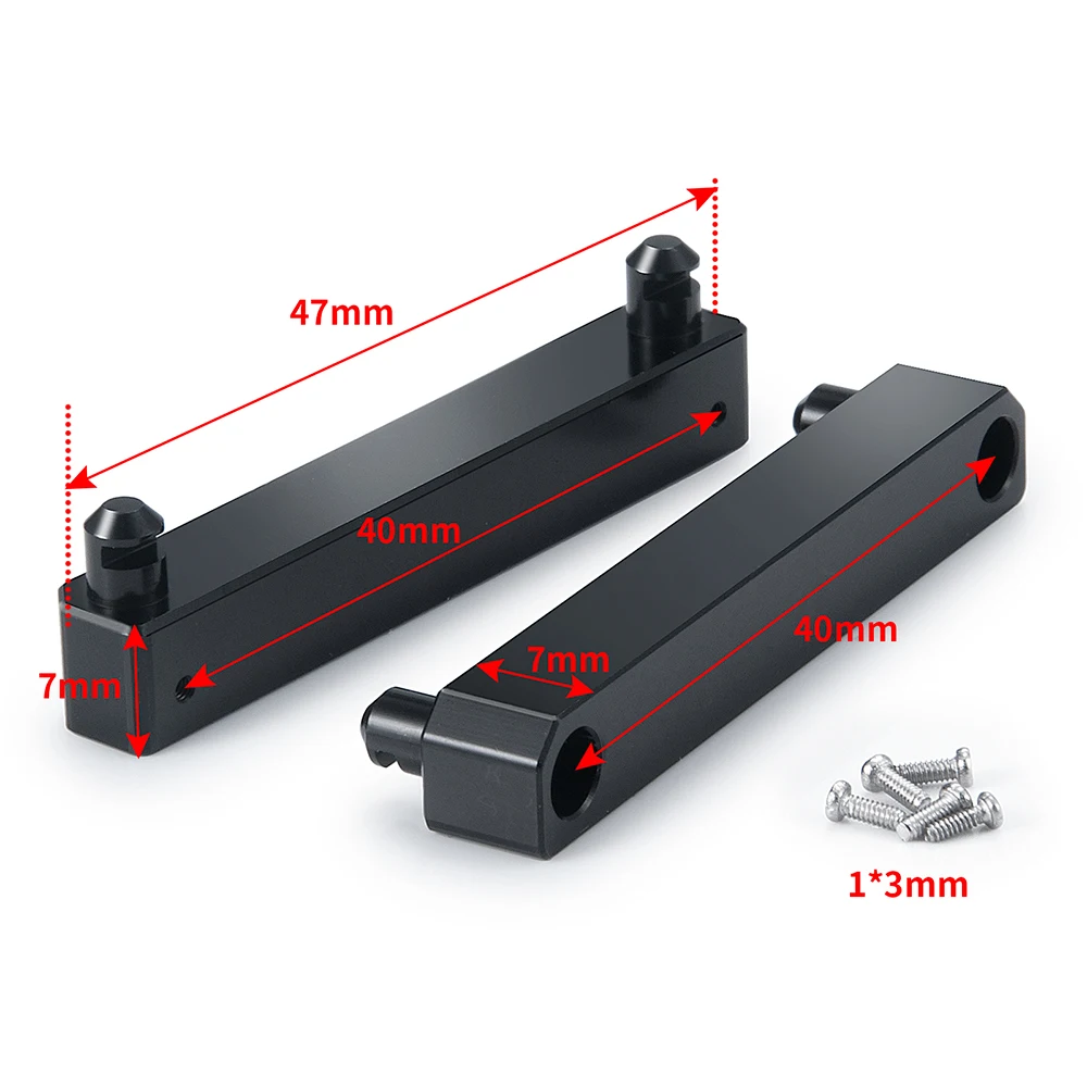 MIBIDAO 2Pcs RC Car Shell Heighten Metal Support Mount For Kyosho Mini-Z 4X4 1/18 Jimny 1/24 Jeep Wrangler Rubicon Hilux Surf