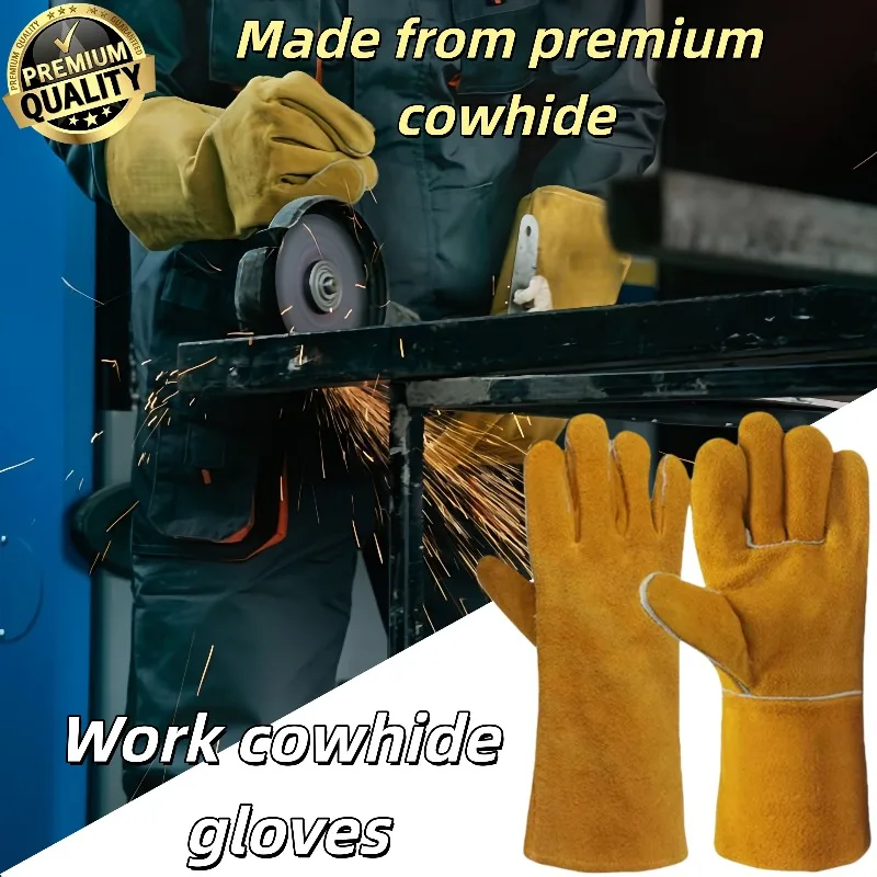 

Сварочные перчатки термостойкие и устойчивые к порезам для печей, каминов, барбекю и кемпинга