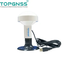 TOPGNSS GNSS2000G USB GNSS GPS BDS GALILEO receiver antenna,USB level,Mushroom-shaped waterproof case