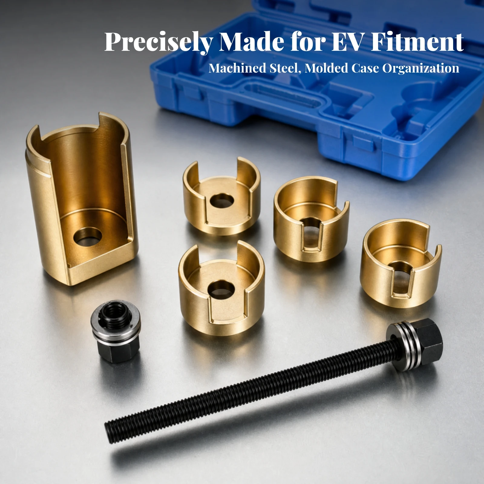 Electric Vehicle 3 Series Model Y Rear Bushing Tool Kit Portable Rear Ball-Joint Bushing Removal and Installation Kit Organized