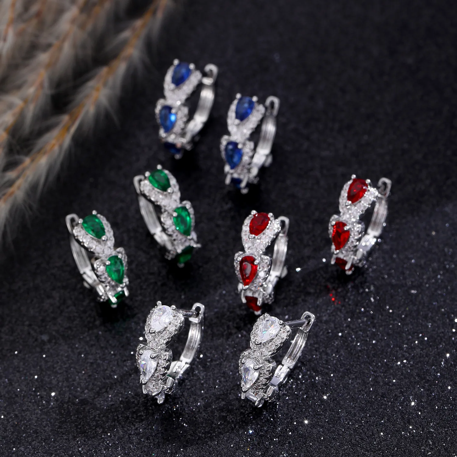 Accessori per gioielli con orecchini da donna dal design minimalista, 2 pezzi, adatti per regali di appuntamenti, feste, festival