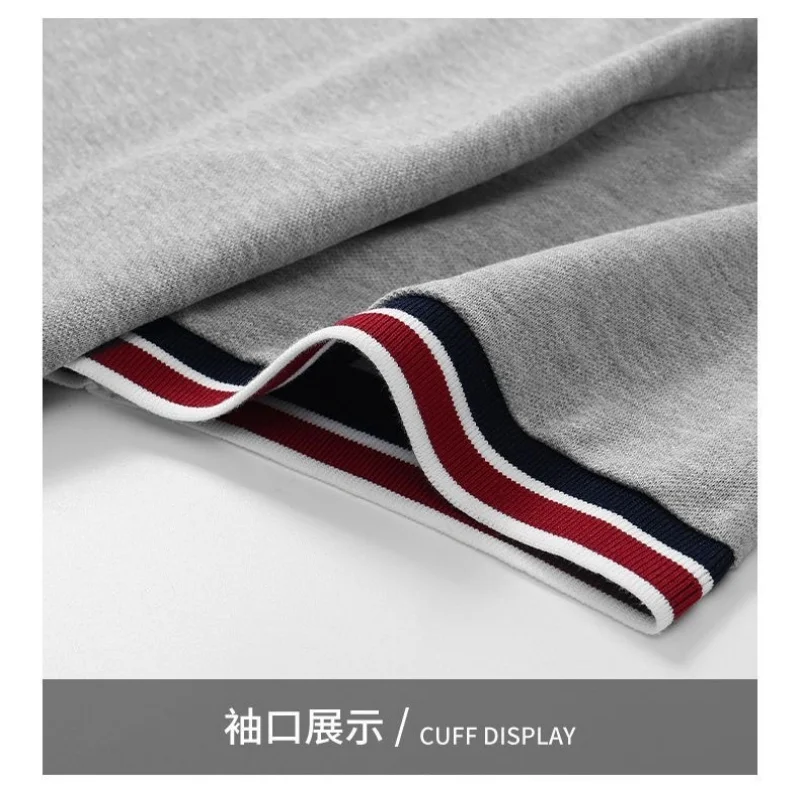 New Summer Men's High Quality 100% Cotton Short Sleeve Polo Shirt Trendy Fashion Casual Sweat Absorbing Breathable Top