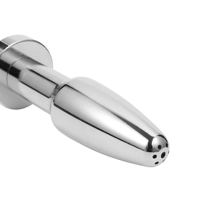 أنبوب عين الحصان متصل بقابس شرجي ، تدفق القضيب في فتحة الشرج ، أداة استمناء تنظيف حقنة شرجية ، ألعاب جنسية للرجال المثليين