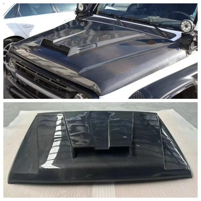 

Front Bonnet Carbon Fiber Hood Cover Upgrade B-arbus Style For Tank 300 Engine Hoods Bonnet Body Kit Car Accessories