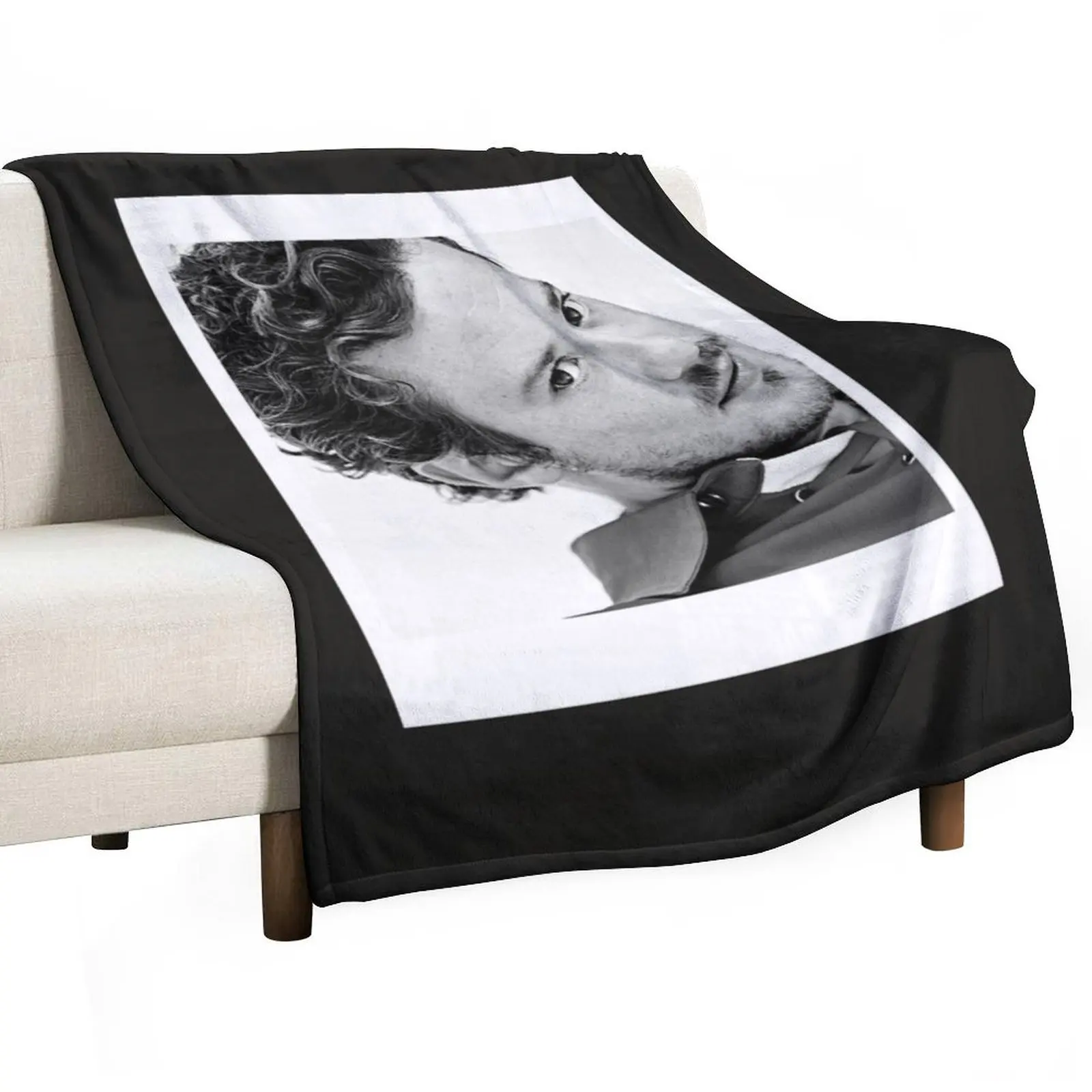 

Joseph Quinn Photo Throw Blanket valentine gift ideas blankets ands Quilt Flannel Blankets