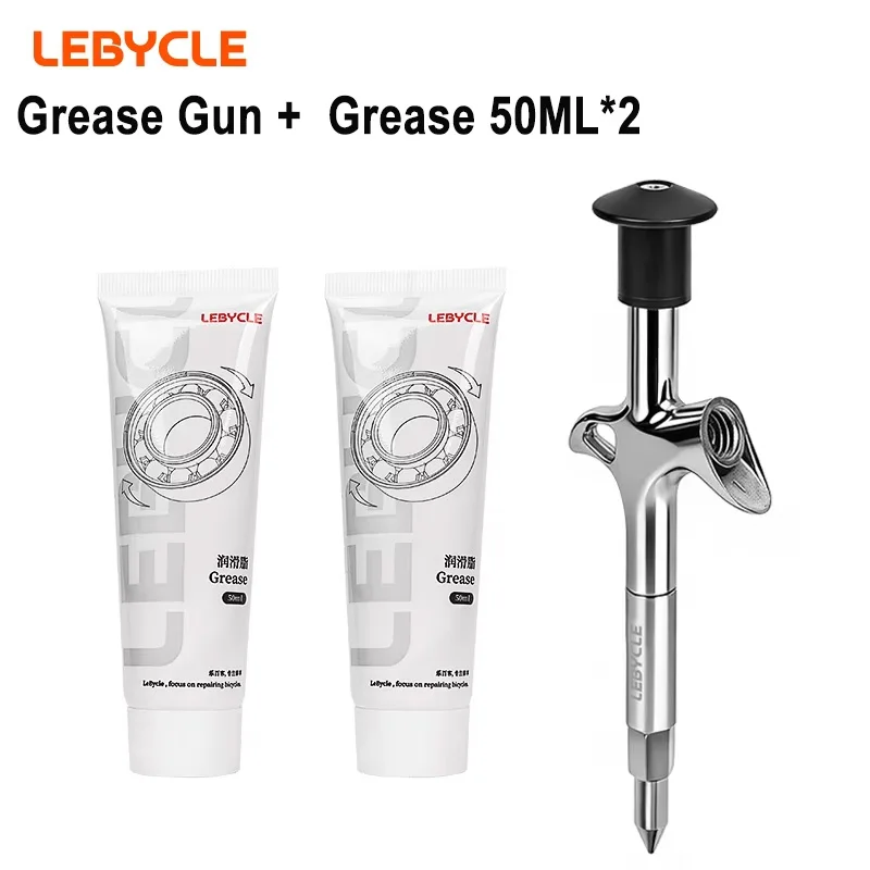 LEBYCLE MTB Racefiets Vetpomp Draagbare Fiets Lager Naafvet Spuit Gereedschap Voor Fiets Headset Vork Vliegwiel Trapas