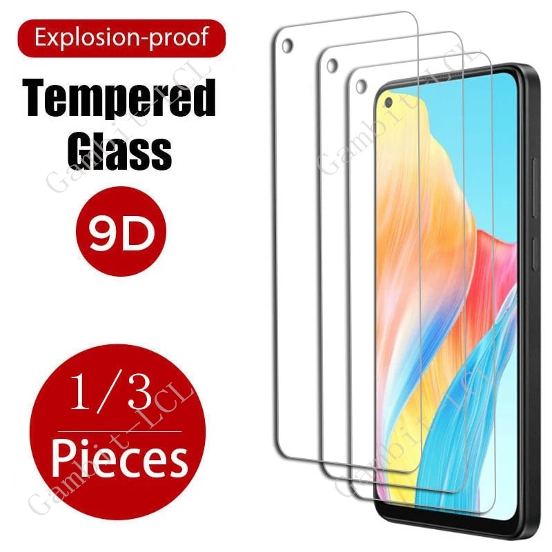 

1/3 шт. 9H HD закаленное стекло для OPPO A78 4G НА OPPOA78 OPPOA784G CPH2565 6,43 "Защитная пленка для экрана