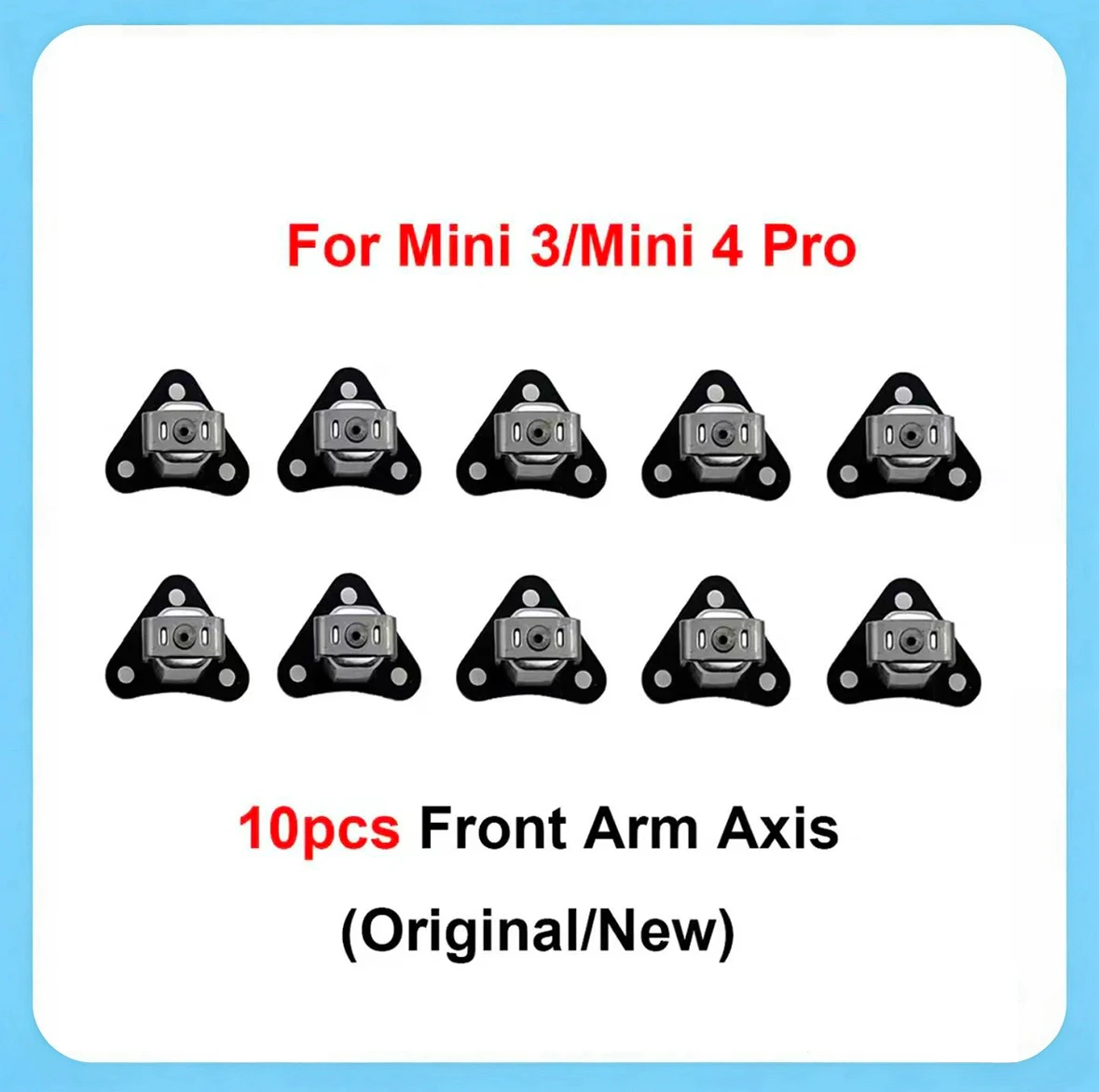 Eje Delantero Original Nuevo para DJI Mini 3/Mini 4/Mini 3 Pro, Brazo Delantero Izquierdo/Derecho, Eje Metálico, Repuestos para Drones, Venta al Por Mayor
