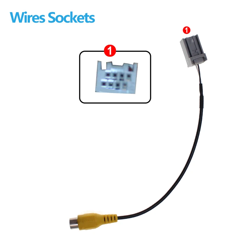Car Auto Reverse Camera Video Output Video Adapter Wiring Cable For Honda BRV Car