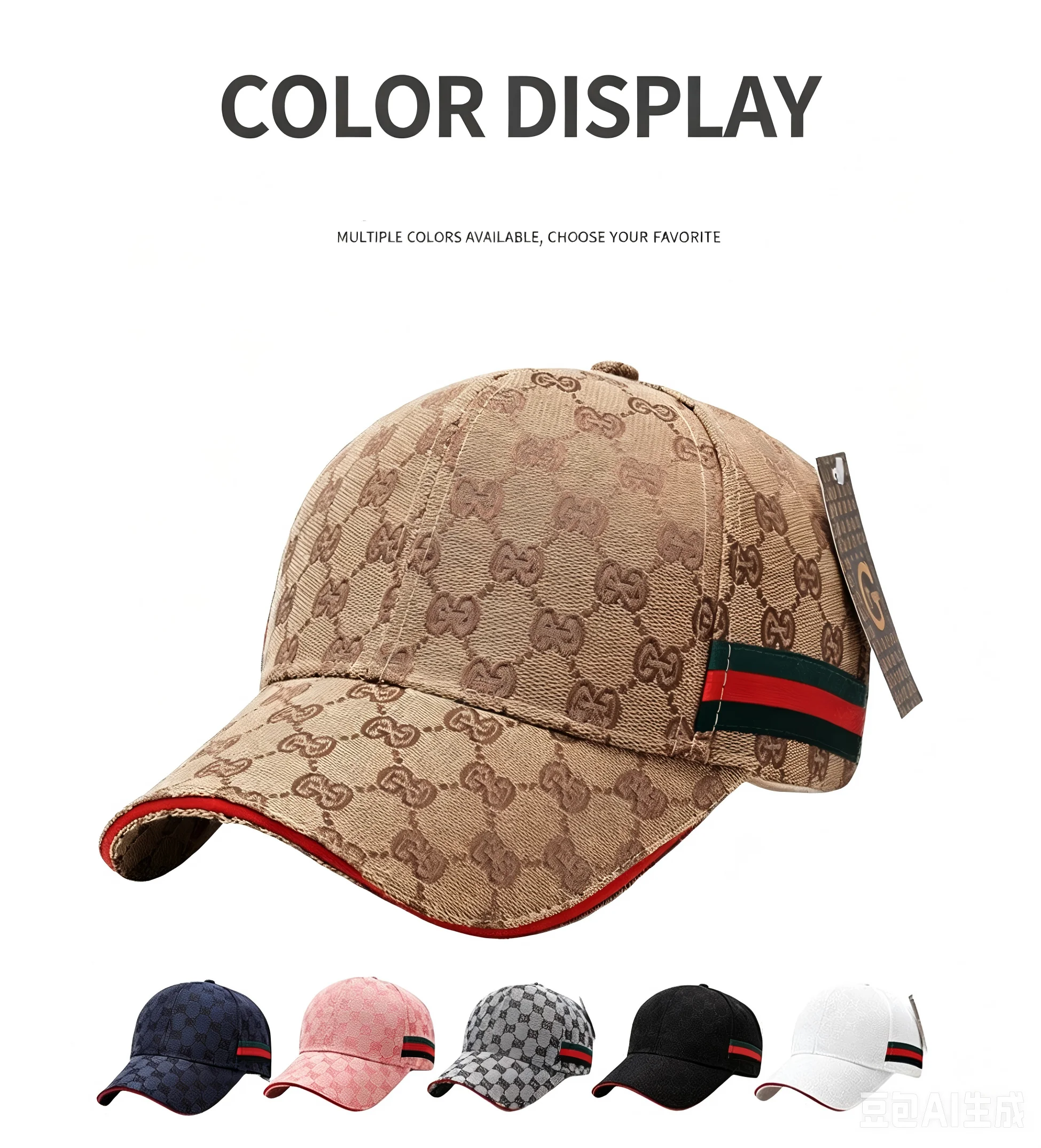 Fashionable Outdoor Sun Protection Daseball Cap For Men And Women, Embroidered Design, Versatile, Makes The Face Look Smaller.