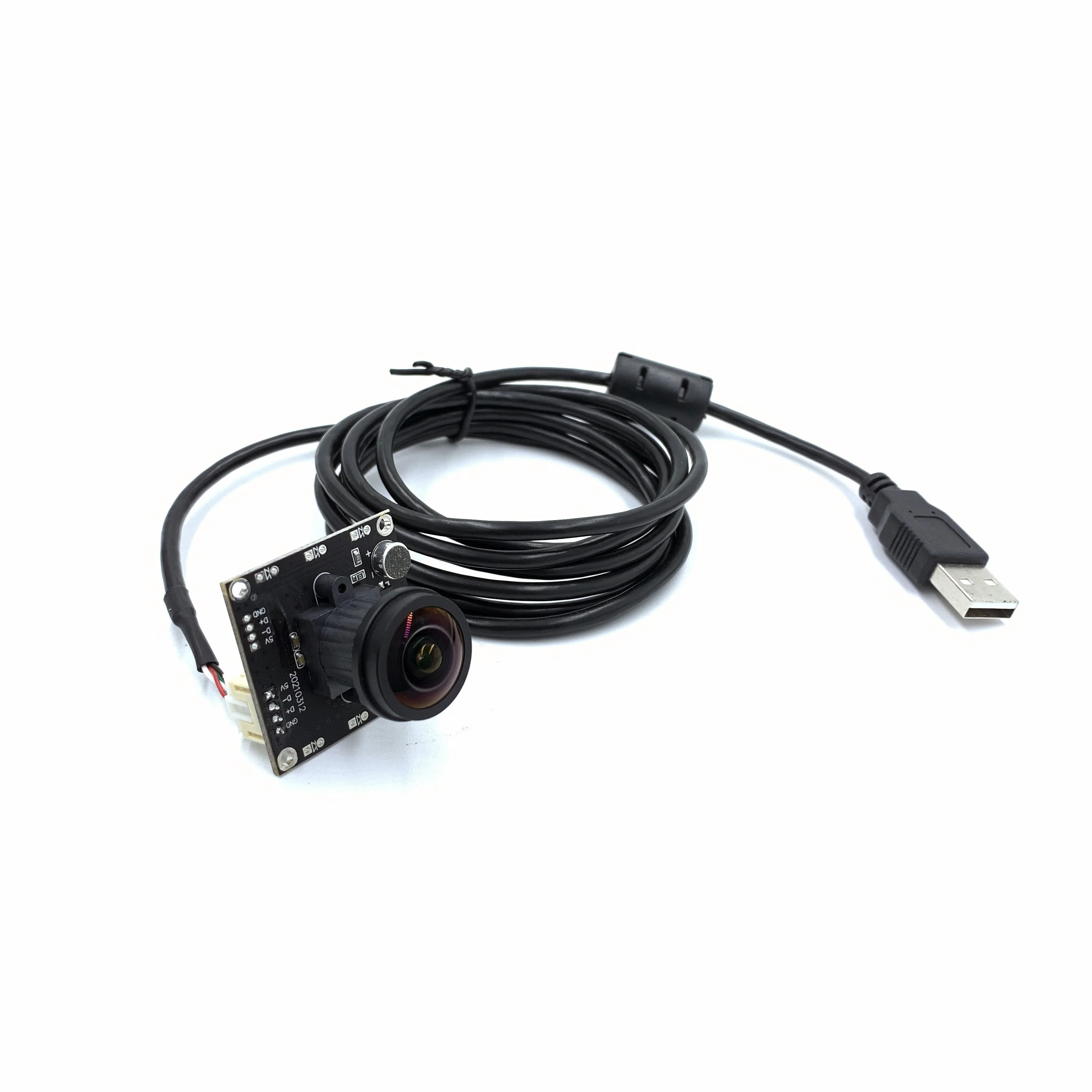 1920*1080 32*32mm  Low Lux 0.01Lux HDR 2.0MP Color USB Camera Module Support Microphone, Fisheye Lens 150 Degree Angle - view 5