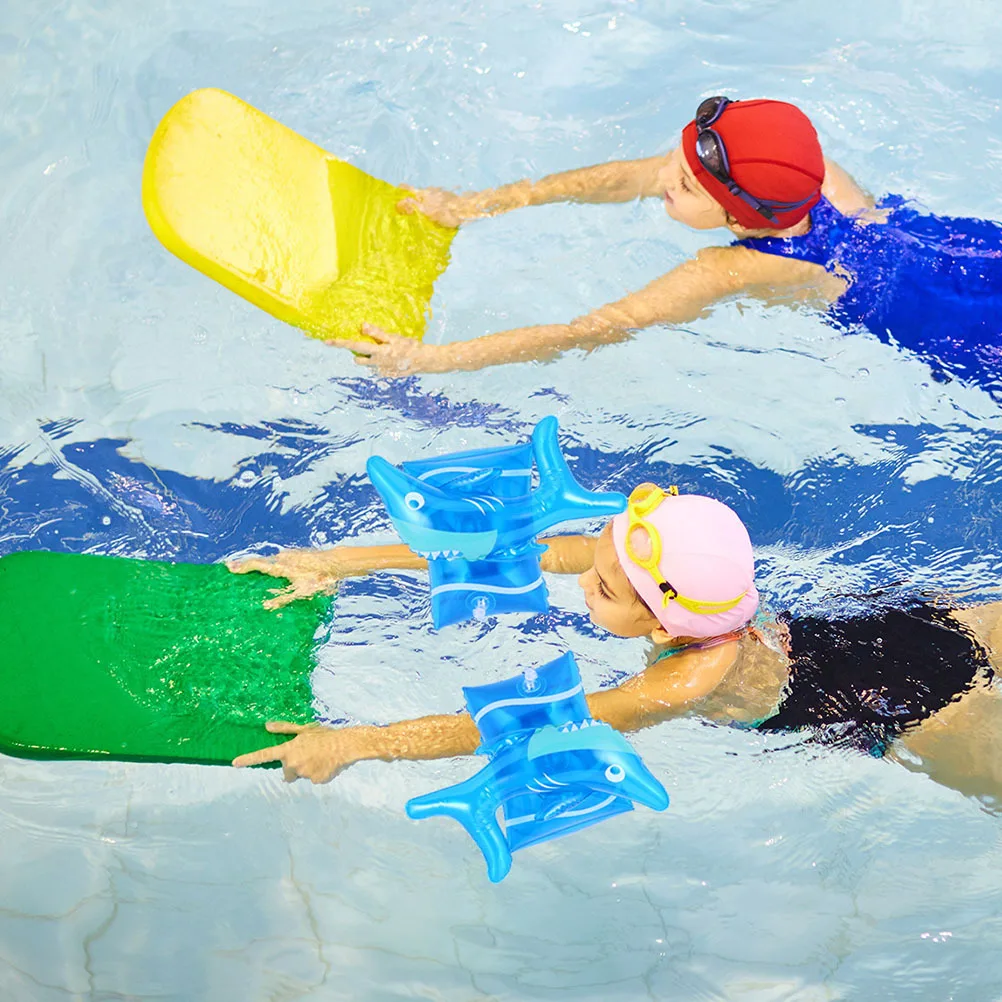 

2Pairs Swimming Armbands Triangle Inner Airbag Safety Comfort Smooth Edge Swimming Sleeves Ideal for Pool Parties