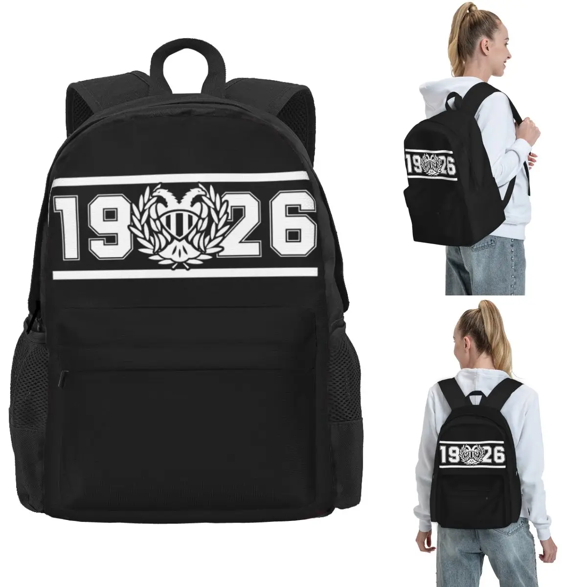 

Рюкзаки Paok Thessaloniki Ultras Hooligans, сумка для книг для мальчиков и девочек, детские школьные сумки большой вместимости, рюкзак для ноутбука, сумка на плечо