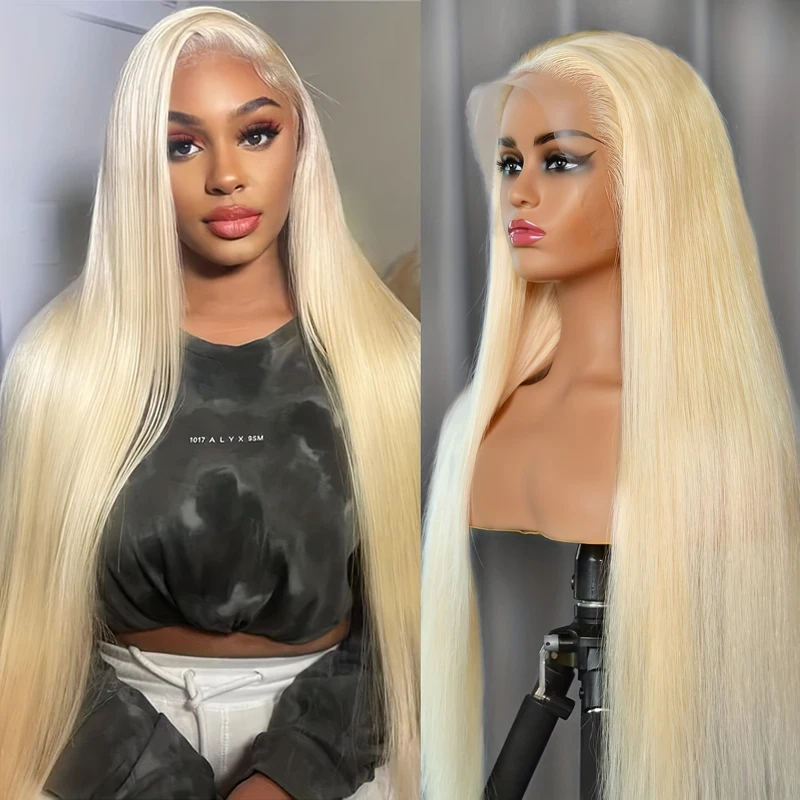 

Bone Straight Lace Frontal Wig for Women Choice 613 Blonde 30 inch 100% Human Hair Wig 13x6 hd Lace Front Human Hair Wigs