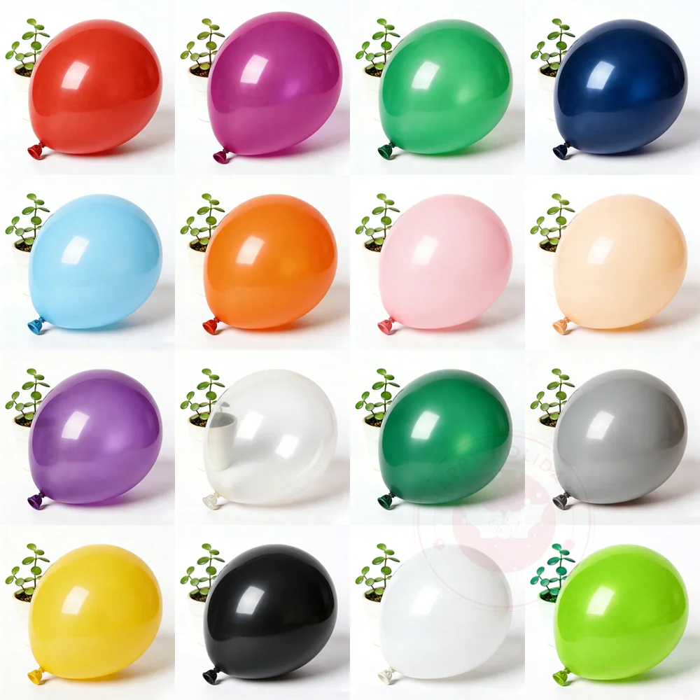 

5-36 Inch Matte Balloons Wedding Birthday Party Anniversary Pink Skin Ballon Black Red White Ball Night Blue Balloon Decoration