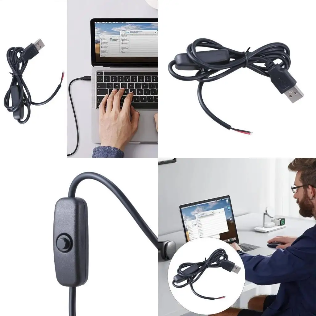 

R53C USB 5V to 2pin Cable Power Cable Safe Power Wire for Fan