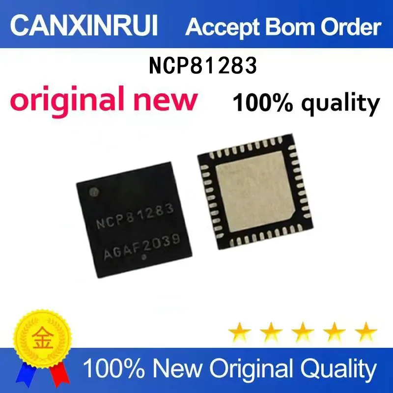 (5-100 Pieces) New NCP81283MNTXG silk screen NCP81283 QFN40 DC controller regulator chip IC