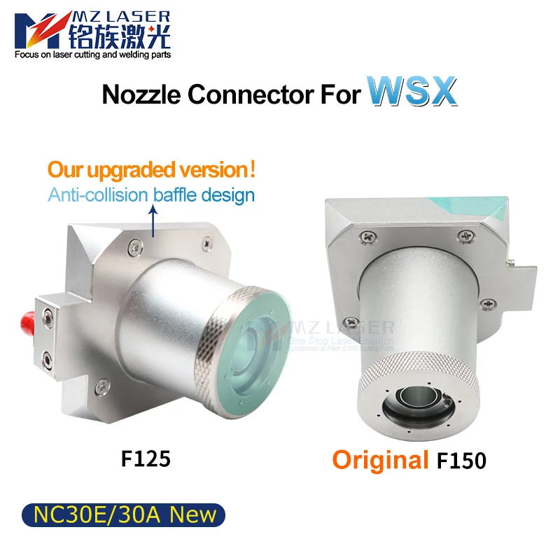 Minglas er La ser Nozzle Connector Capacitive Sensor For WSX NC30E NC30A F125 F150 Fiber Las er Cutting Machine Head Parts