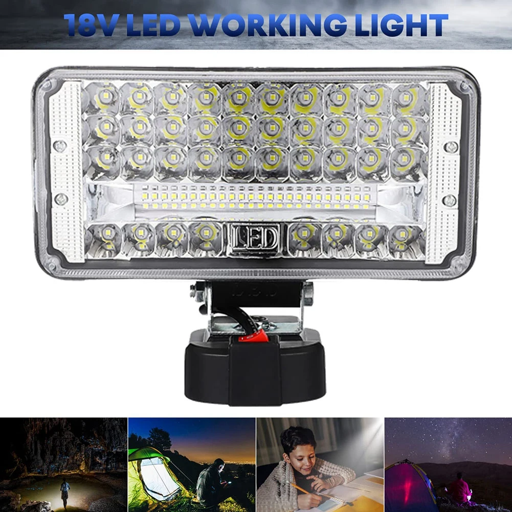ABLJ LED 屋外作業灯トーチ USB 電源銀行懐中電灯リチウム電池ランプ用