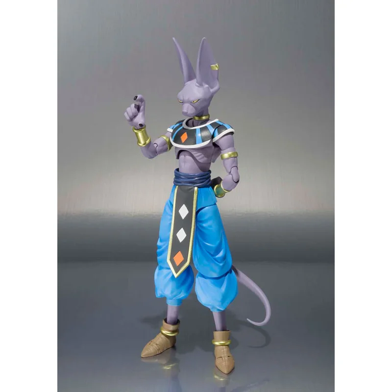 100% Original Bandai S.H. Figuarts SHF Beerus Dragon Ball Super In Stock Anime Action Collection Figures Model Toys