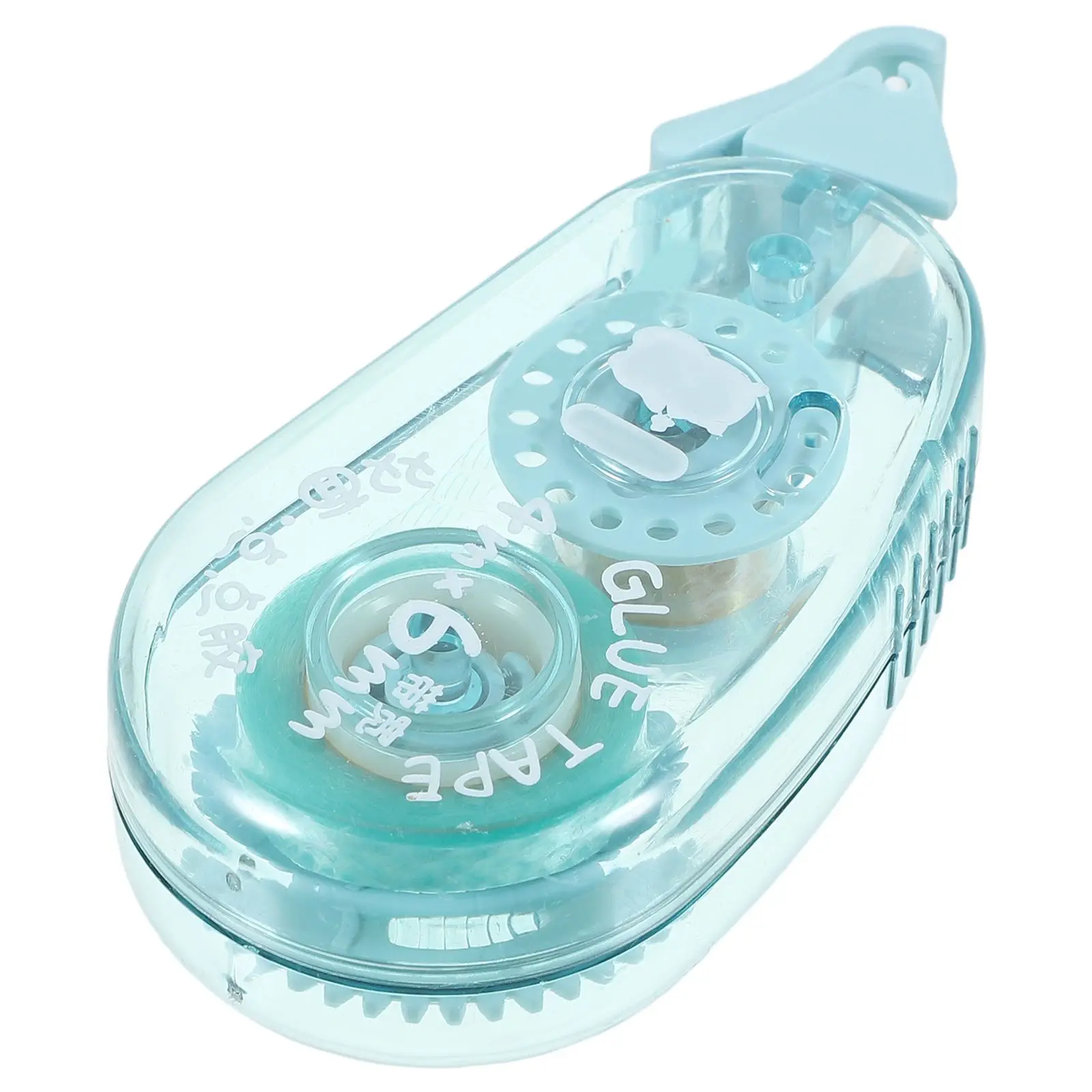 Double Sided Tape Transparent Adhesive Roller Glue Craft Student Journal Scrapbooking Point Status Viscosity Safe