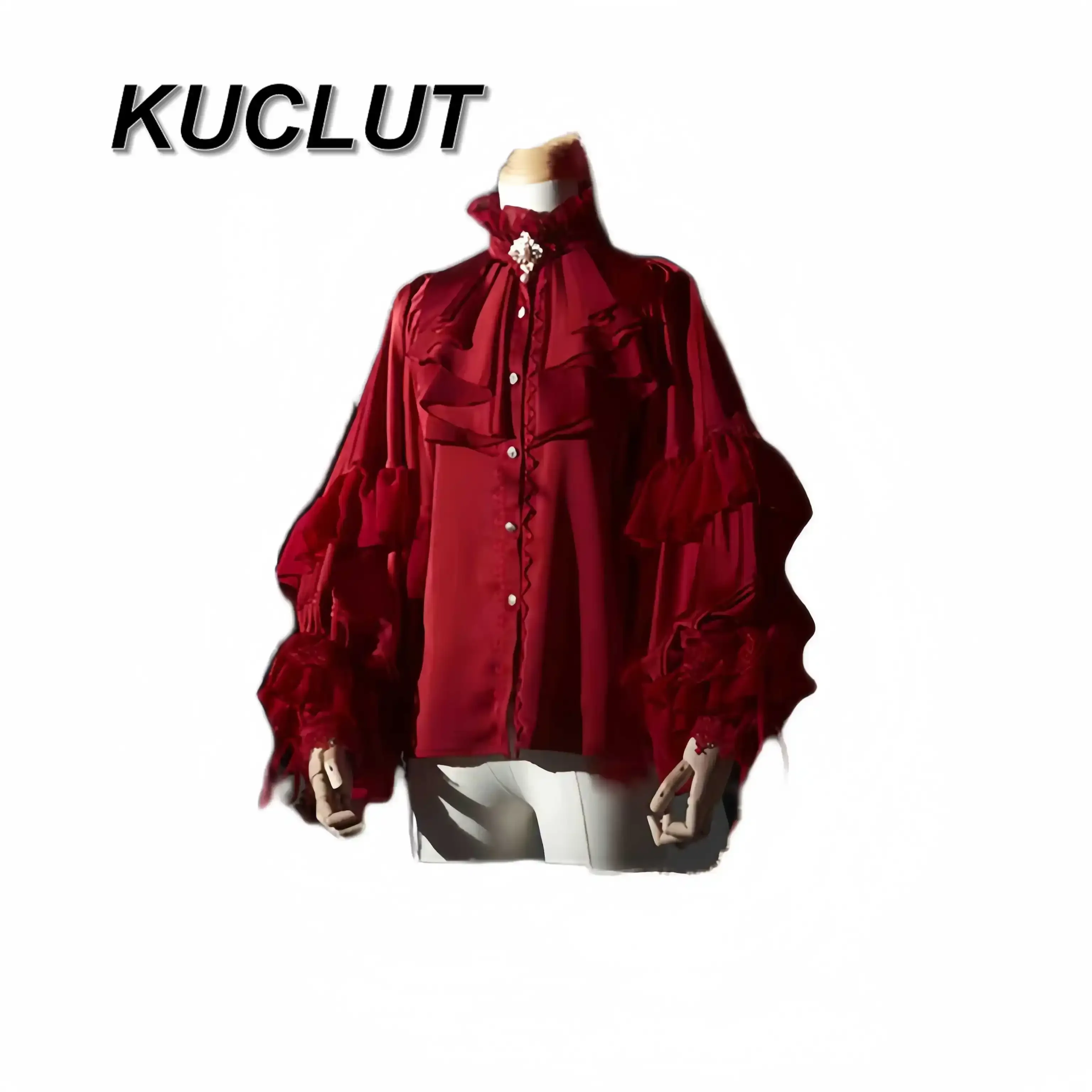 2025 Spring New Dark Lolita Shirt Simple Long Sleeve Loose Casual Shirts Punk Goth Style Y2k Blouse Women's Tops Fashion